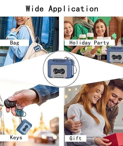 Retro Sound Mini Keychain – Portable Vintage Style Keyring with Fun Sound Effects