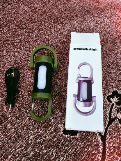 Rechargeable Keychain Flashlight – Compact EDC Mini Torch with High Lumens