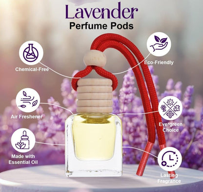 Aromatic Hanging Car Perfume Pods Diffuser – Long Lasting Natural Fragrance for Fresh Drive