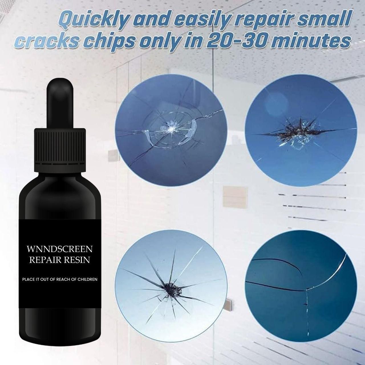 Glass Repair Kit – Quick & Easy Fix for Cracks and Chips