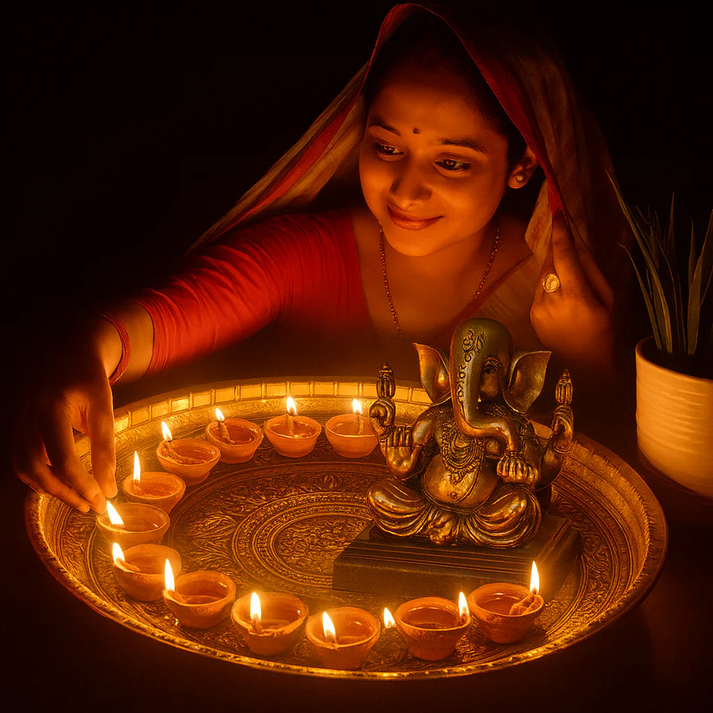 Reusable Water Sensor LED Diya 🪔 (🔥 Diwali Offer Limited Stock 🔥)